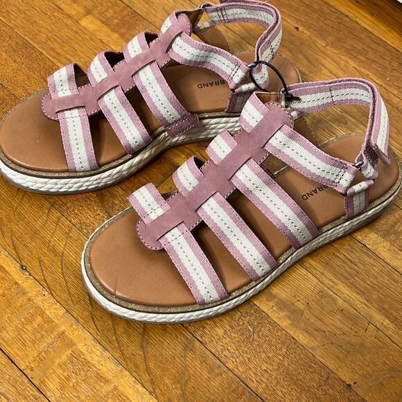 Lucky Brand Emliey Platform Sandal Strappy Pink New Size 9M - Picture 3 of 8